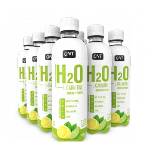QNT H2O L-Carnitine Immunity Water Zero Sugar 12x500ml